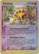 Girafarig - 16/97 - Rare - Reverse Holo